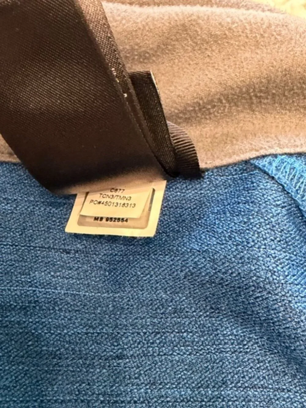The North Face blue performance jacket 💙